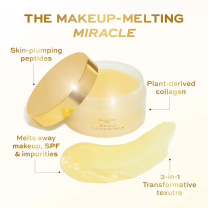 Revolution Pro Miracle Vegan Collagen Cleansing Balm, 3.4 Oz